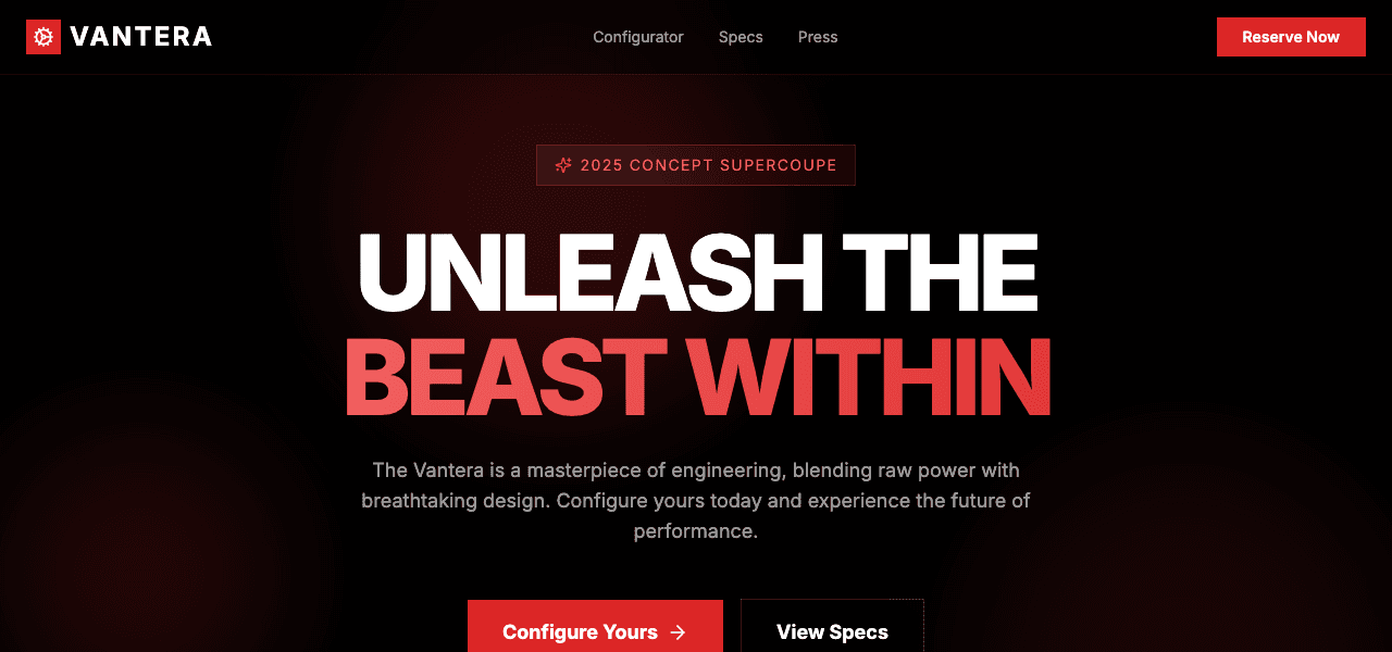 Luxury Car Configurator