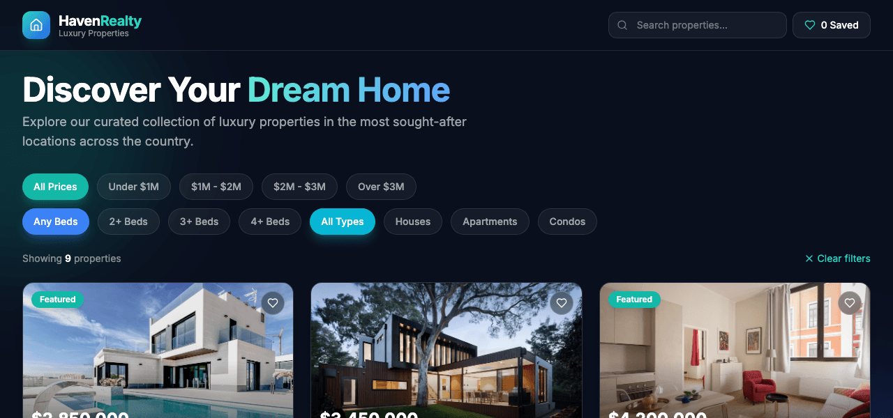 Real Estate Listings